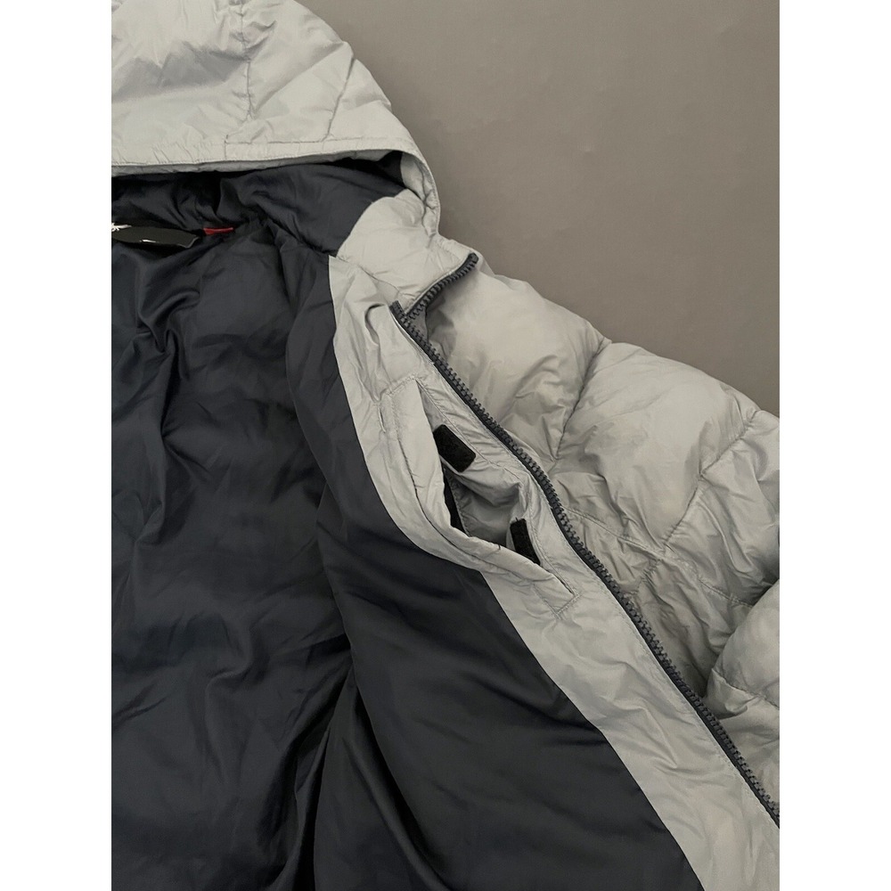 Spyder Puffer Hooded Jacket Boys Large 14/16 Gray Thermaweb Nylon‎ Thumb Holes - Picture 10 of 16